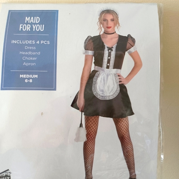 NWT  Maid For You Women's Costume Size: M - Picture 6 of 8